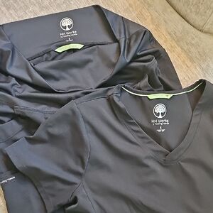 Healing Hands Black Maternity Scrub Set